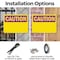 Signmission Radiation & Laser Sign, 7 in H x 10 in W, Plastic, Rectangle OS-2PACK-CR-P-710-L-10161 - alternate 7